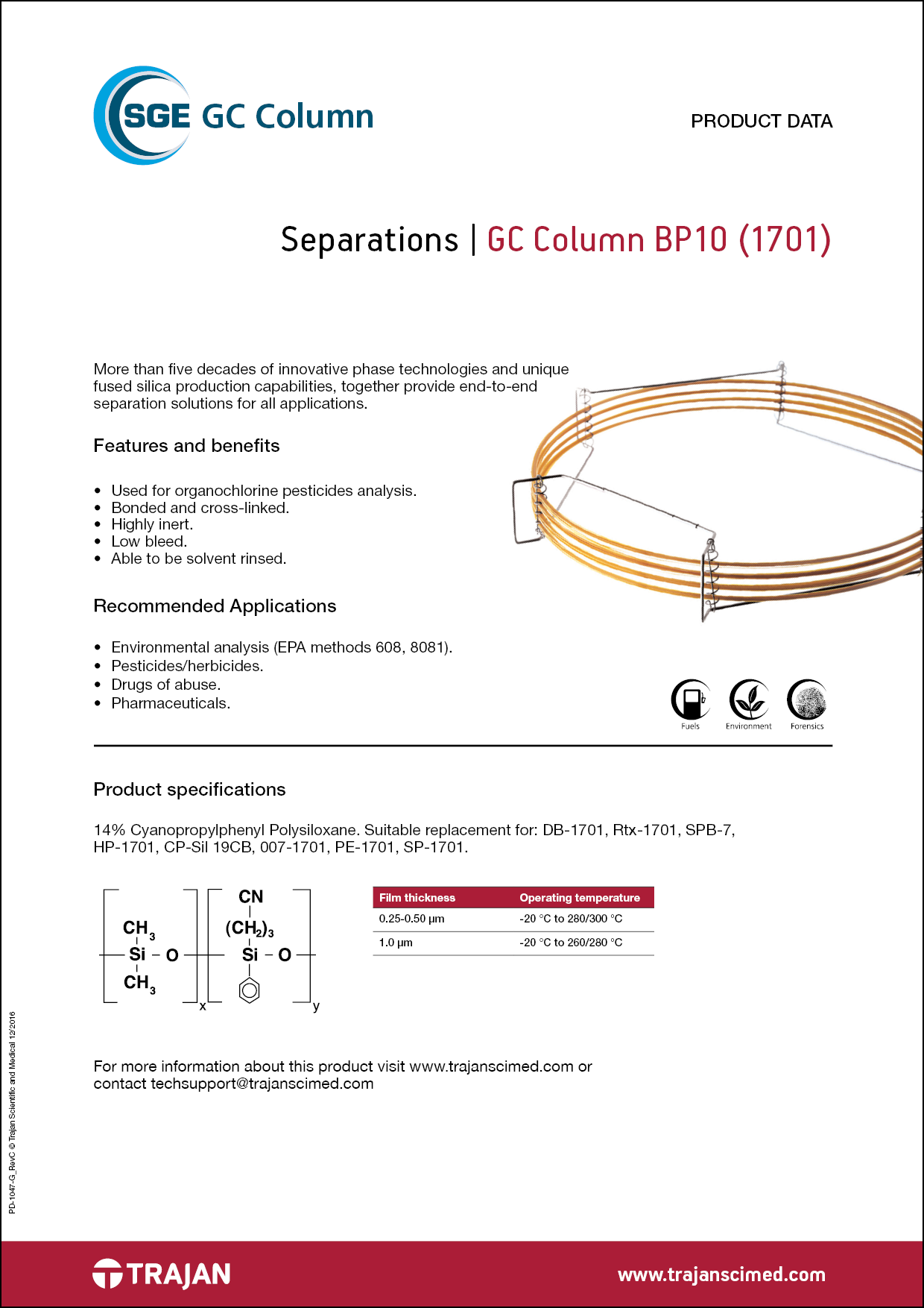 Gas Chromatography Columns